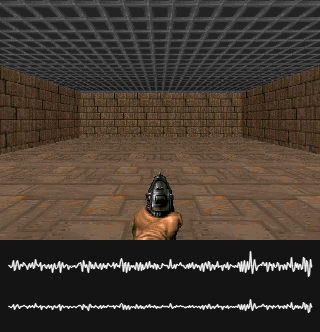 VizdoomBasicAudio with Doom 2 assets