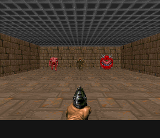 VizdoomBasicNotifications with Doom 2 assets