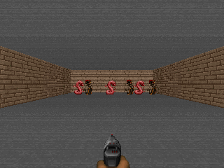 VizdoomDefendLine with Freedoom 2 assets