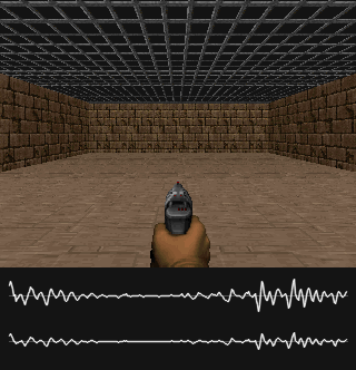 VizdoomBasicAudio with Freedoom 2 assets