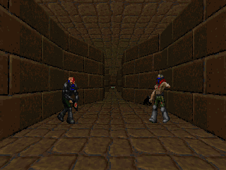 VizdoomDeadlyCorridor with Freedoom 2 assets