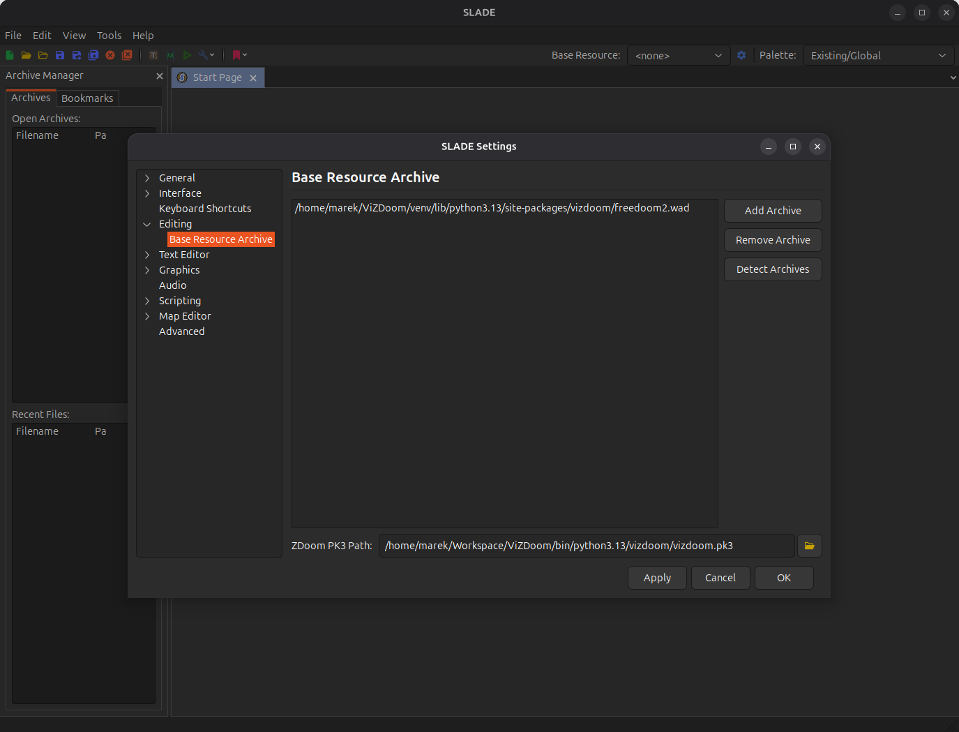 SLADE resource paths